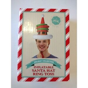 Inflatable Santa Hat Ring Toss Game Christmas Fun Silly‎ All Ages 2+ Players